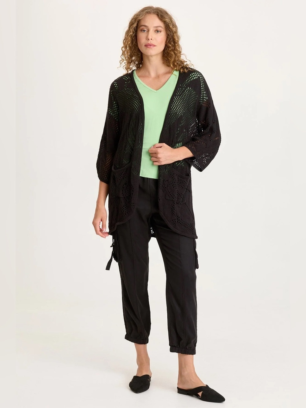 XCVI
SANDRO JERSEY LACE-UP TOP
 In Early Spring - Picture 3 of 6